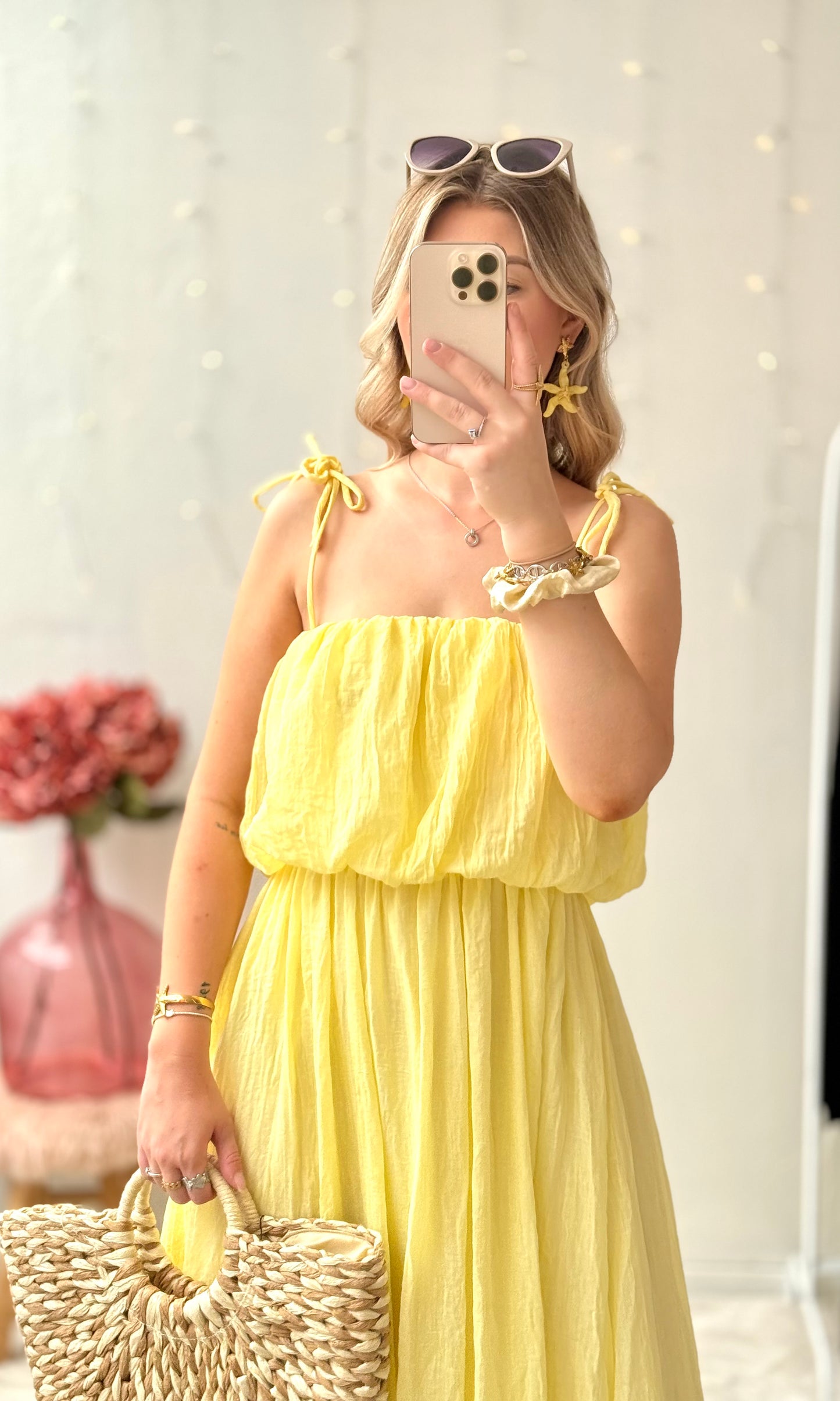 Robe jaune BALI