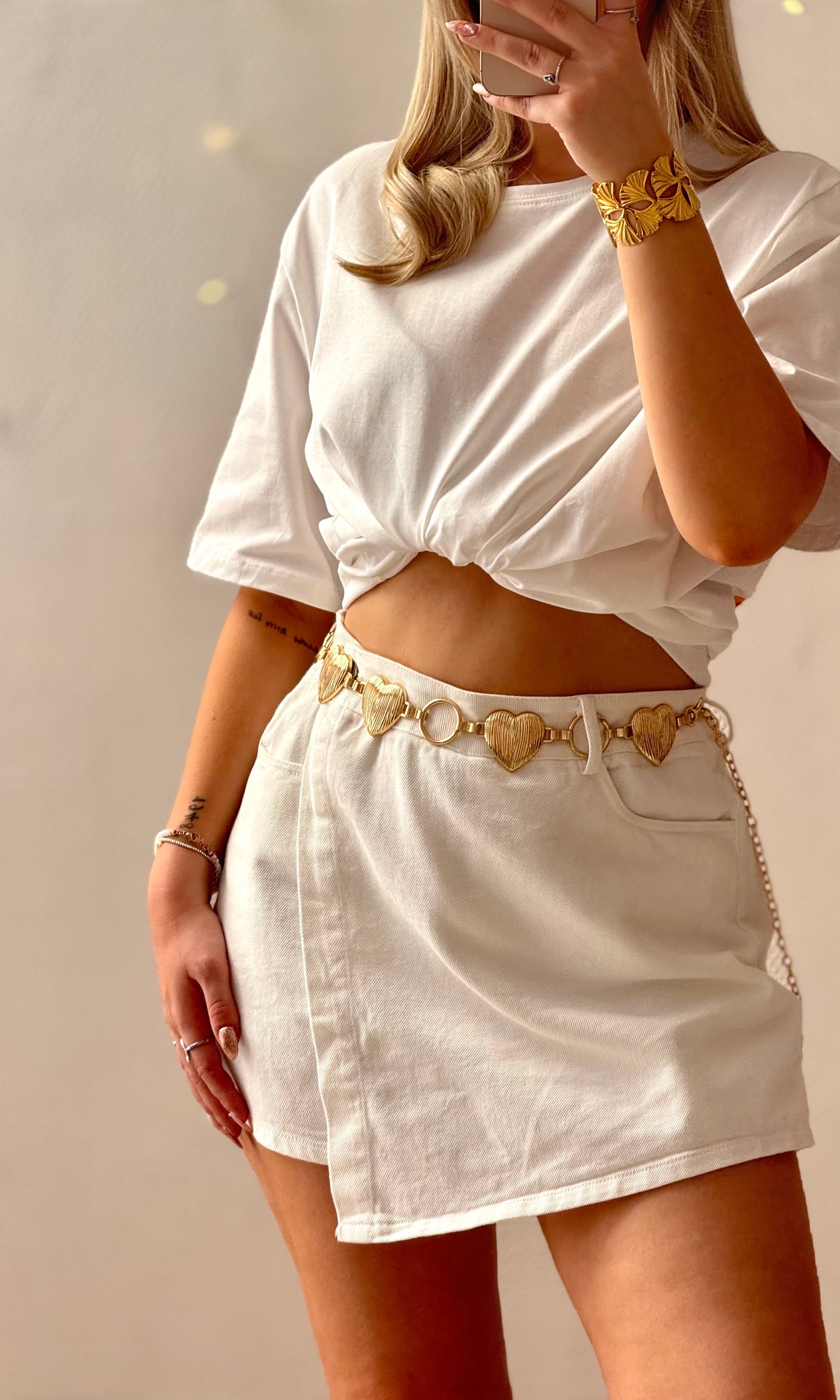 Jupe short en jean LAVIE