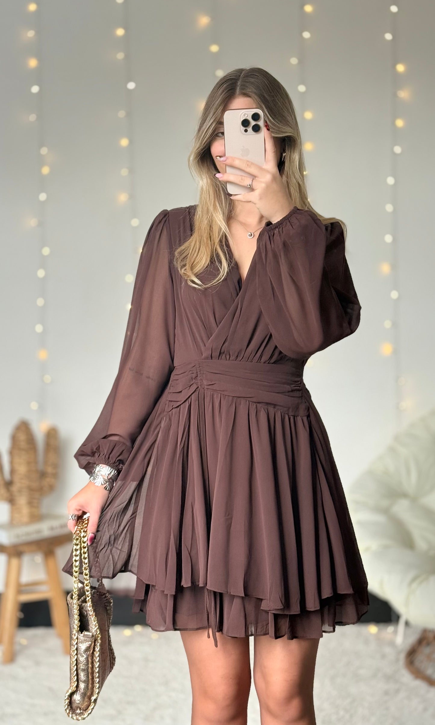 Robe marron CHOCOLATE
