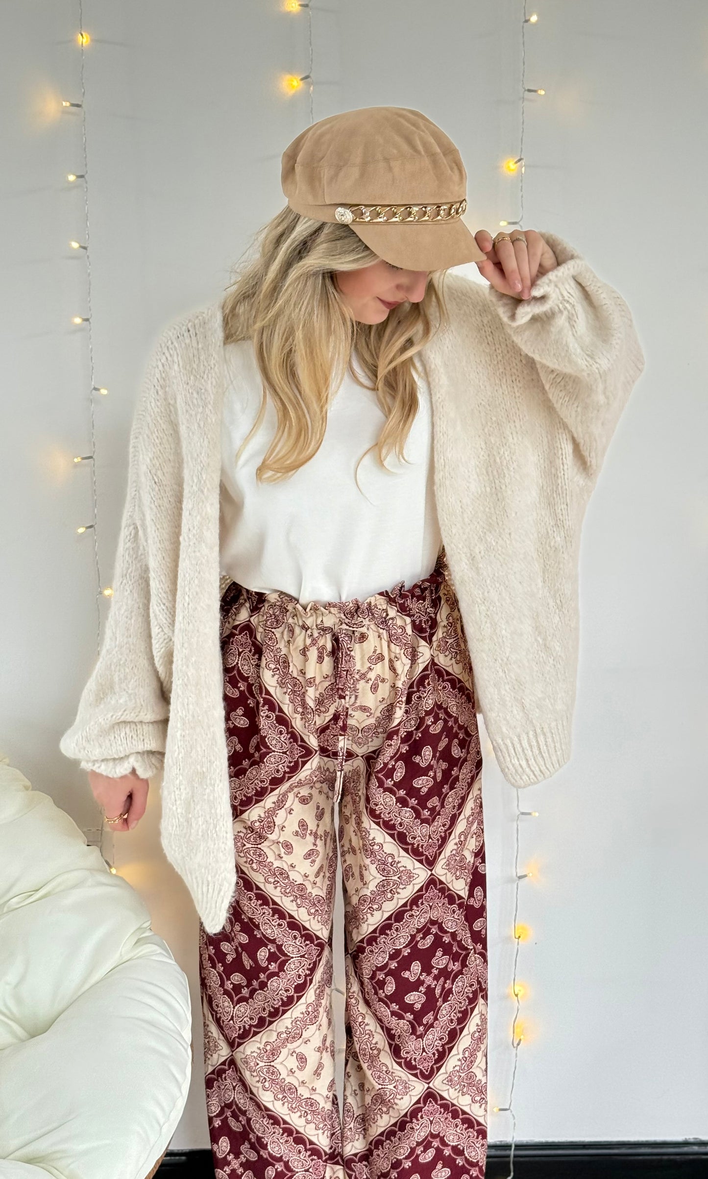 Gilet écru CAROLE 🇮🇹