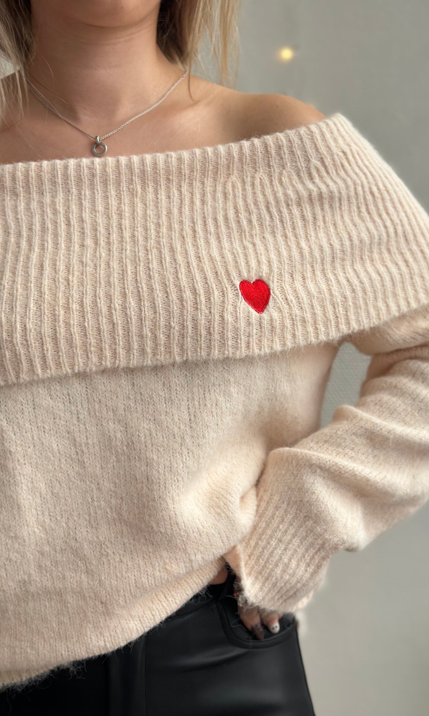 Pull col bardot ROSEMARY