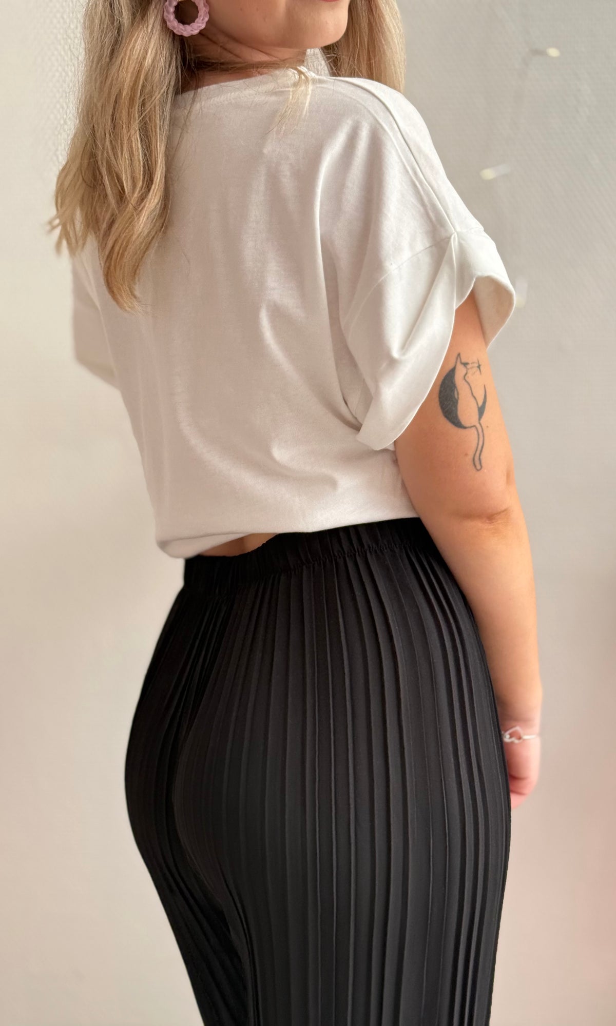 Pantalon plissĂ© noir (34-50) LOU đźđč