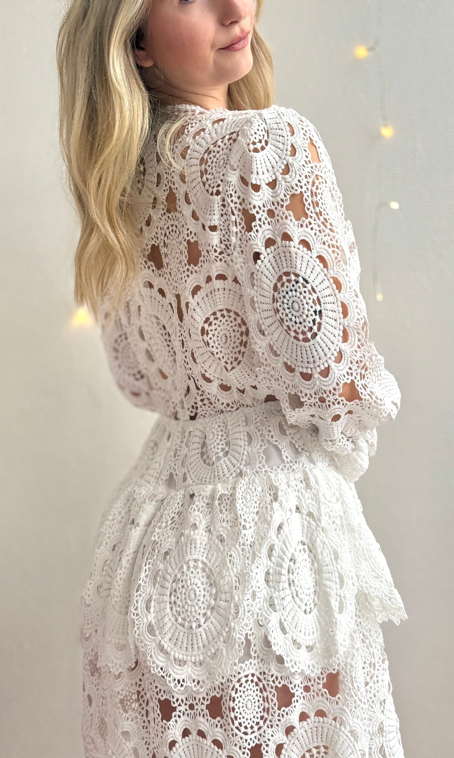 Robe dentelle blanche ABBY