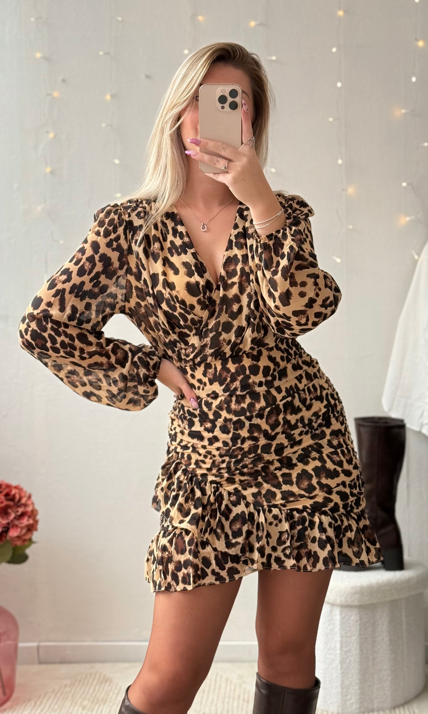 Robe léopard AMBRE