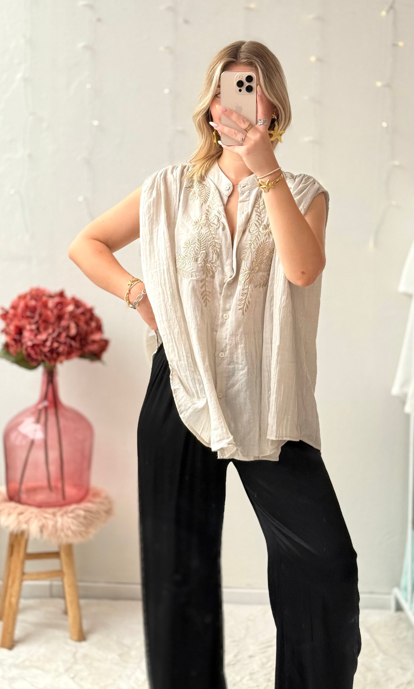 Blouse beige BOHEM