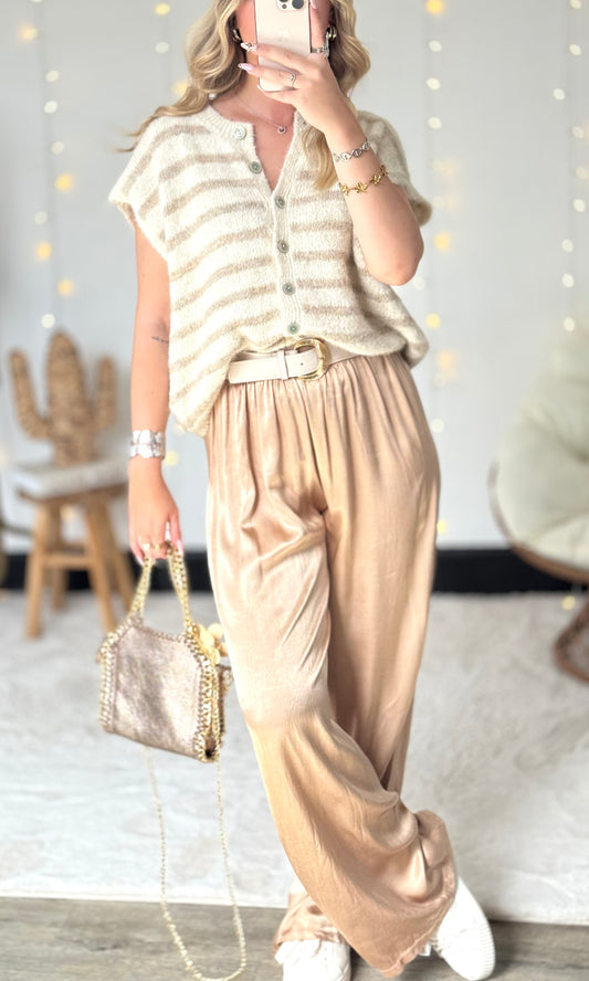 Pantalon satiné CONSTANCE 🇮🇹