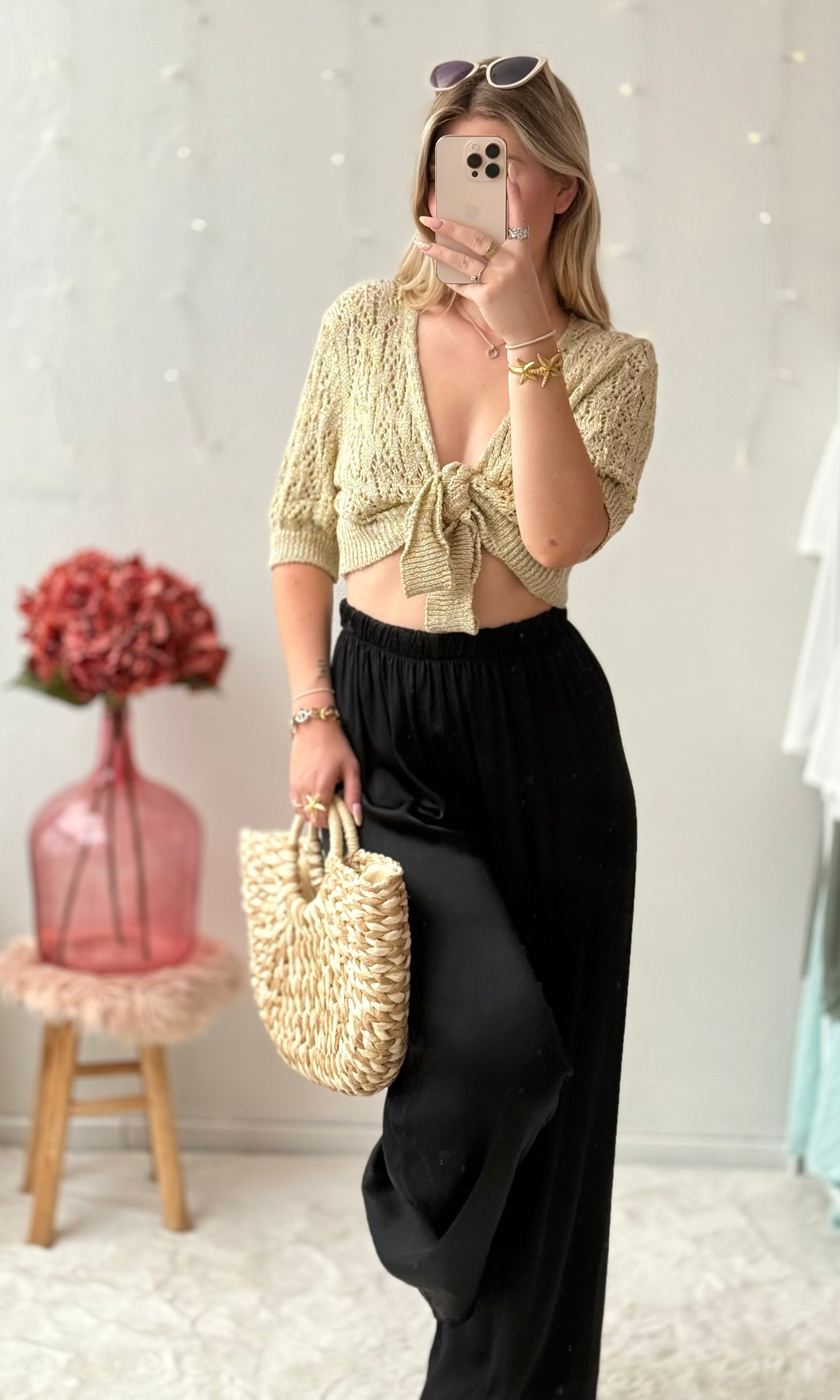 Top doré en lurex SUMMER 🇮🇹