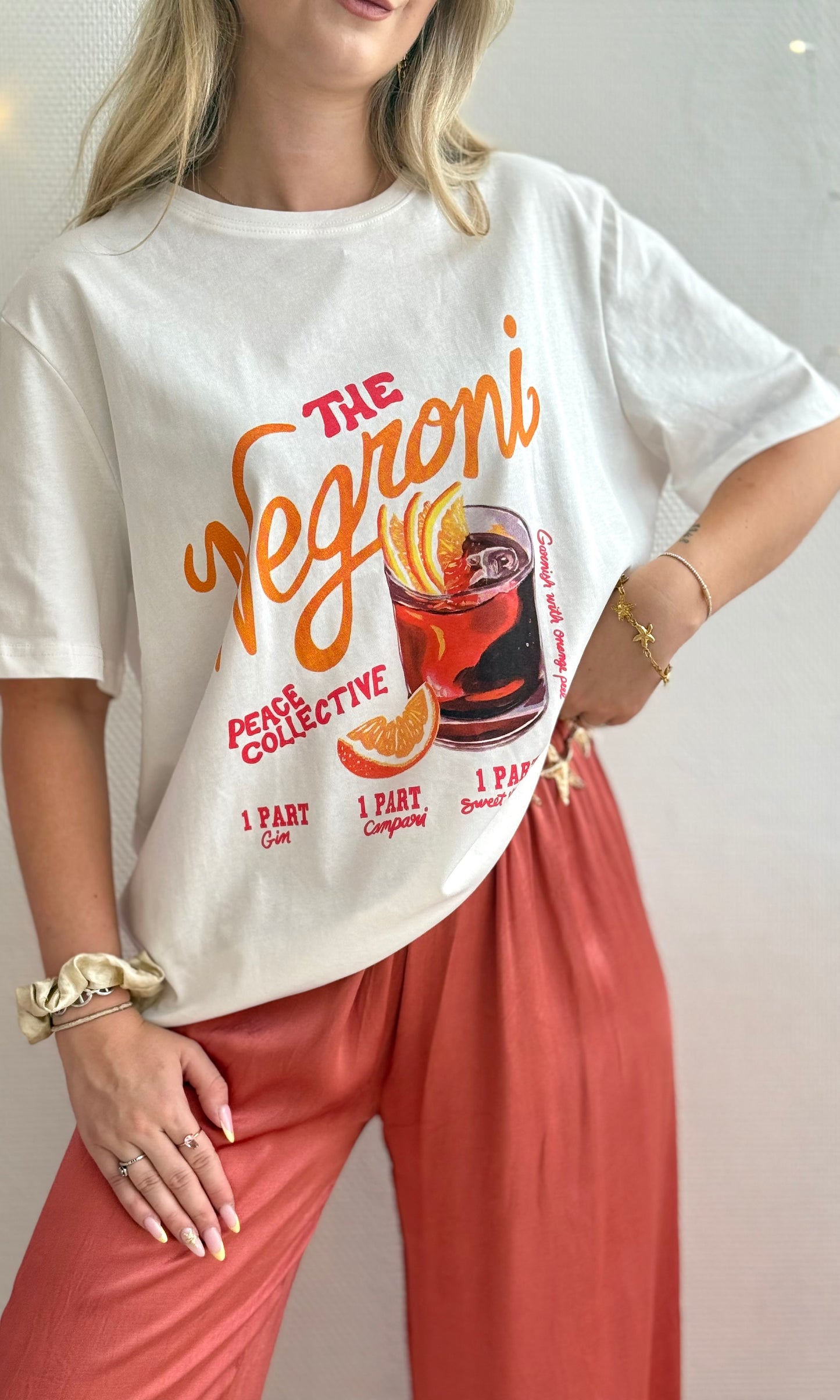 Tshirt blanc NEGRONI
