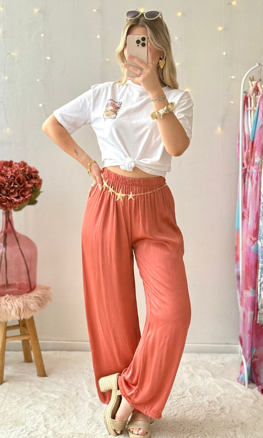 Pantalon satiné CONSTANCE 🇮🇹