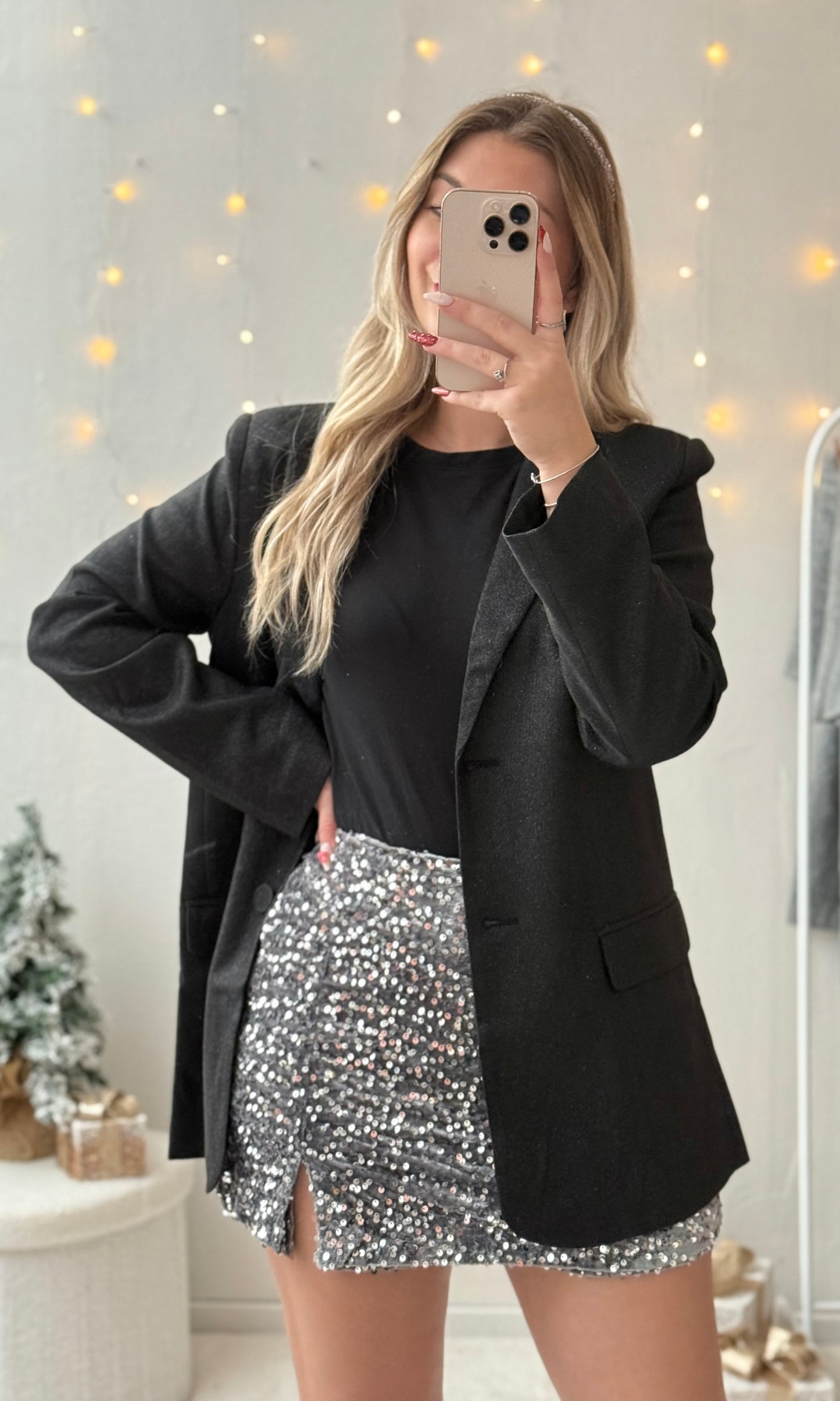 Jupe short HOLLY grise