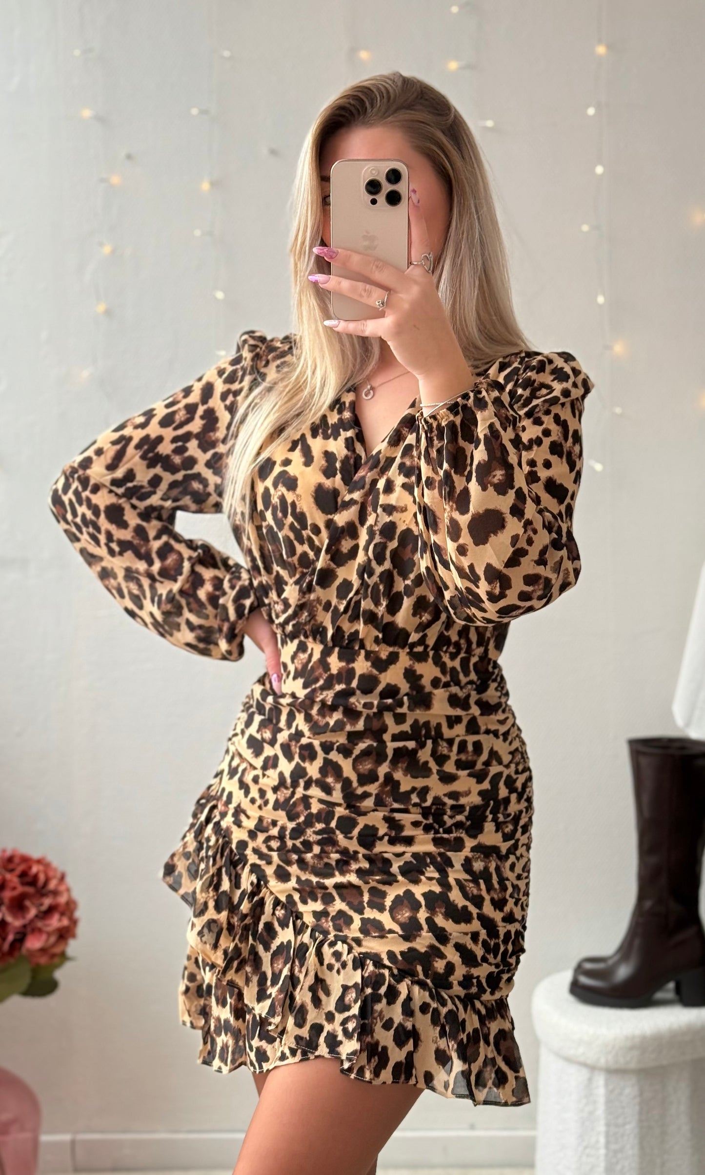 Robe léopard AMBRE