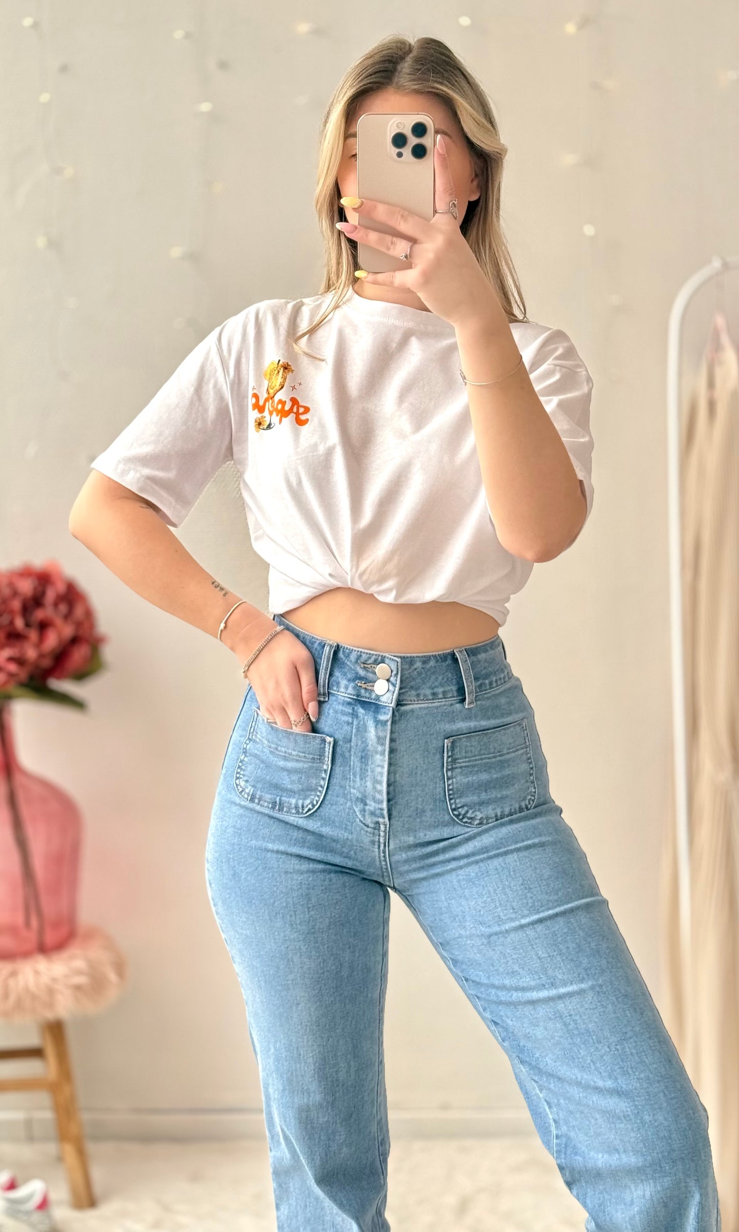 Jean wide bleu OLYMPE