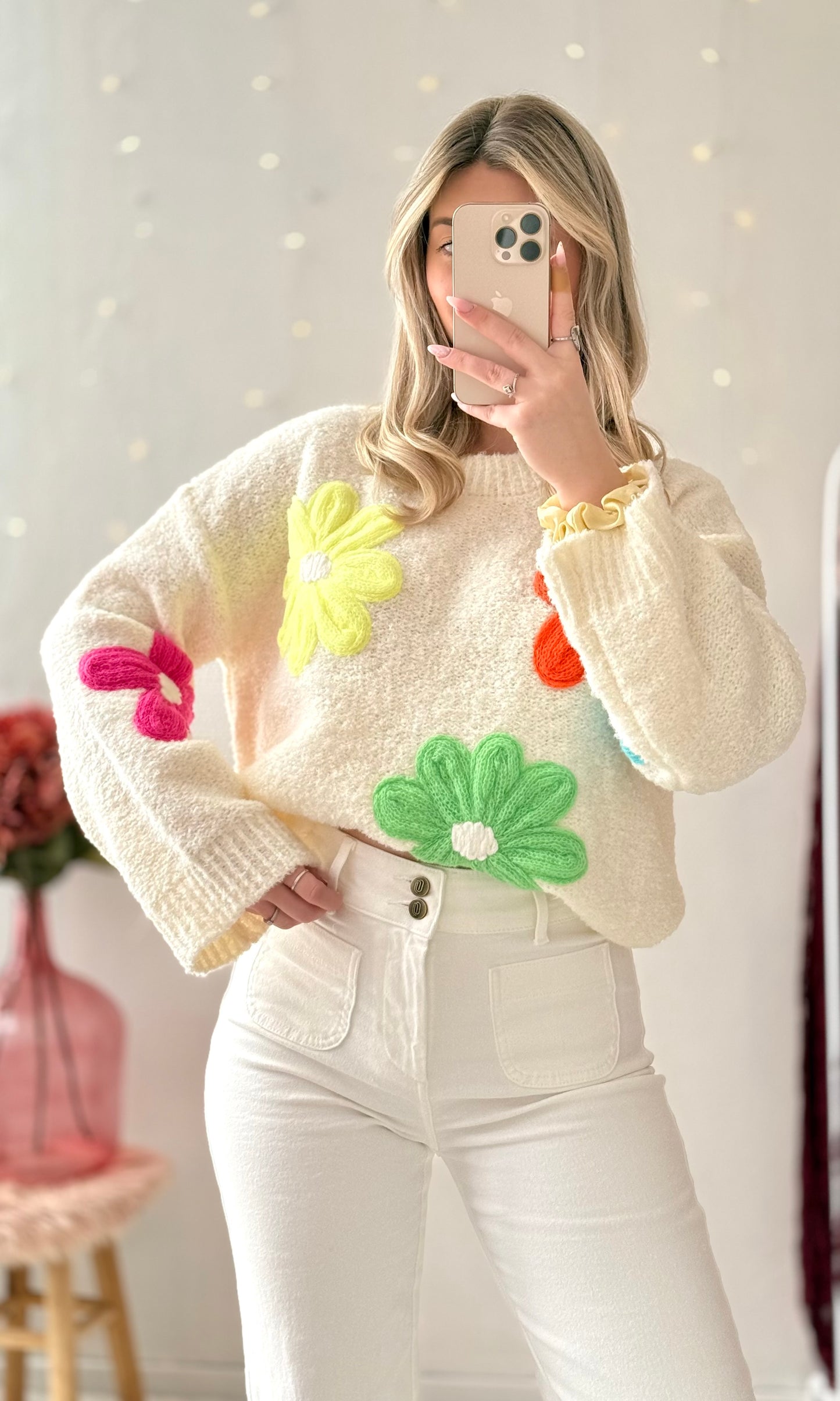 Pull coloré FLOWERS