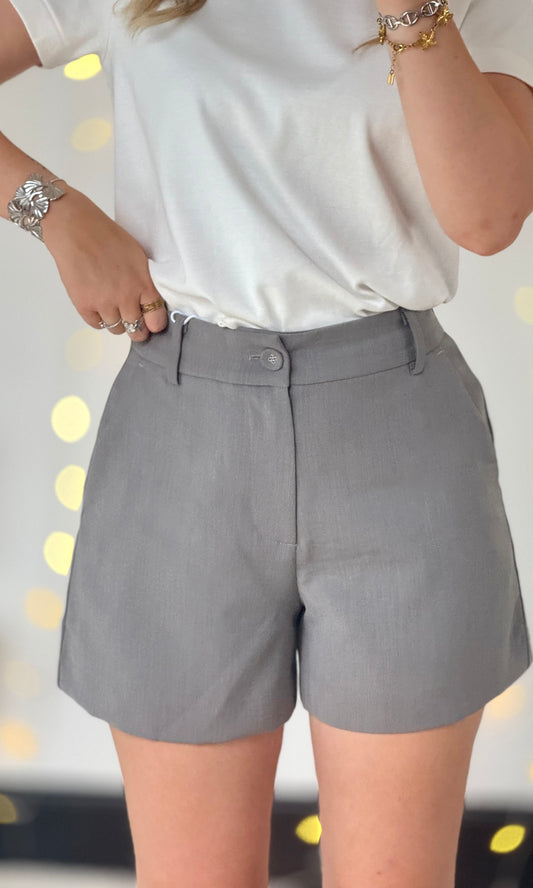 Short tailleur gris CHUCK