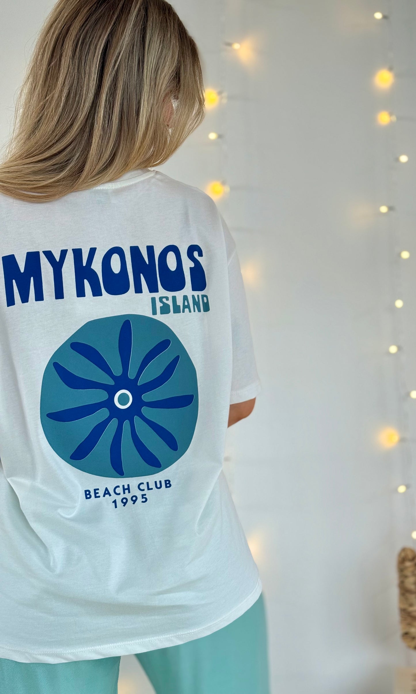 Tshirt blanc MYKONOS
