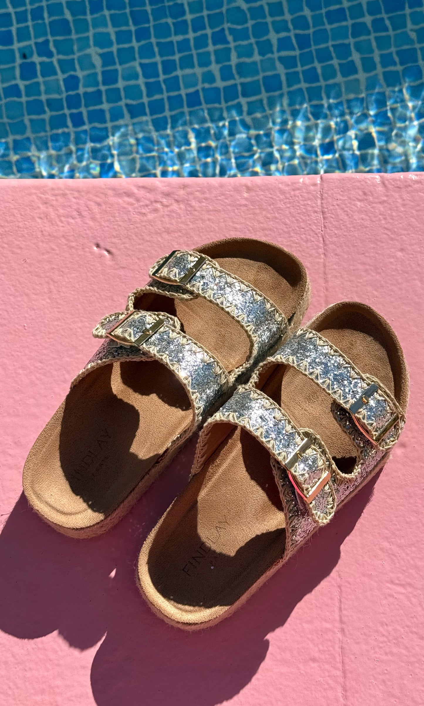 Sandales à paillettes SIRENA