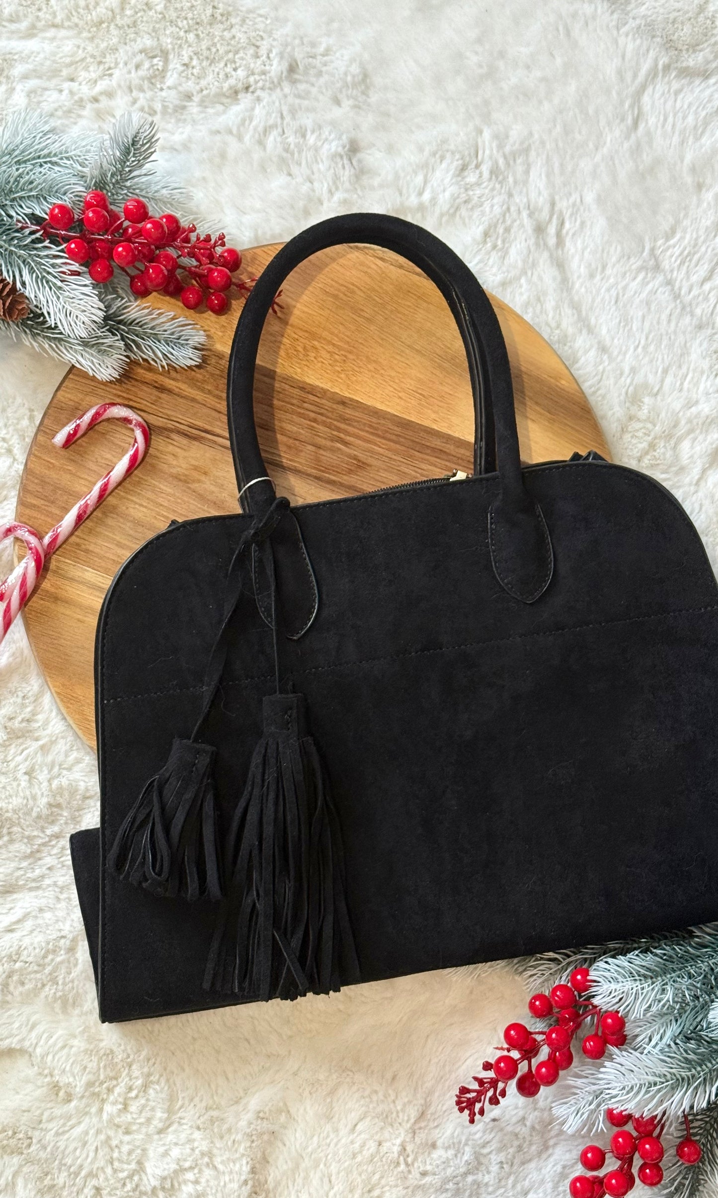 Sac en cuir noir MADDY đźđč