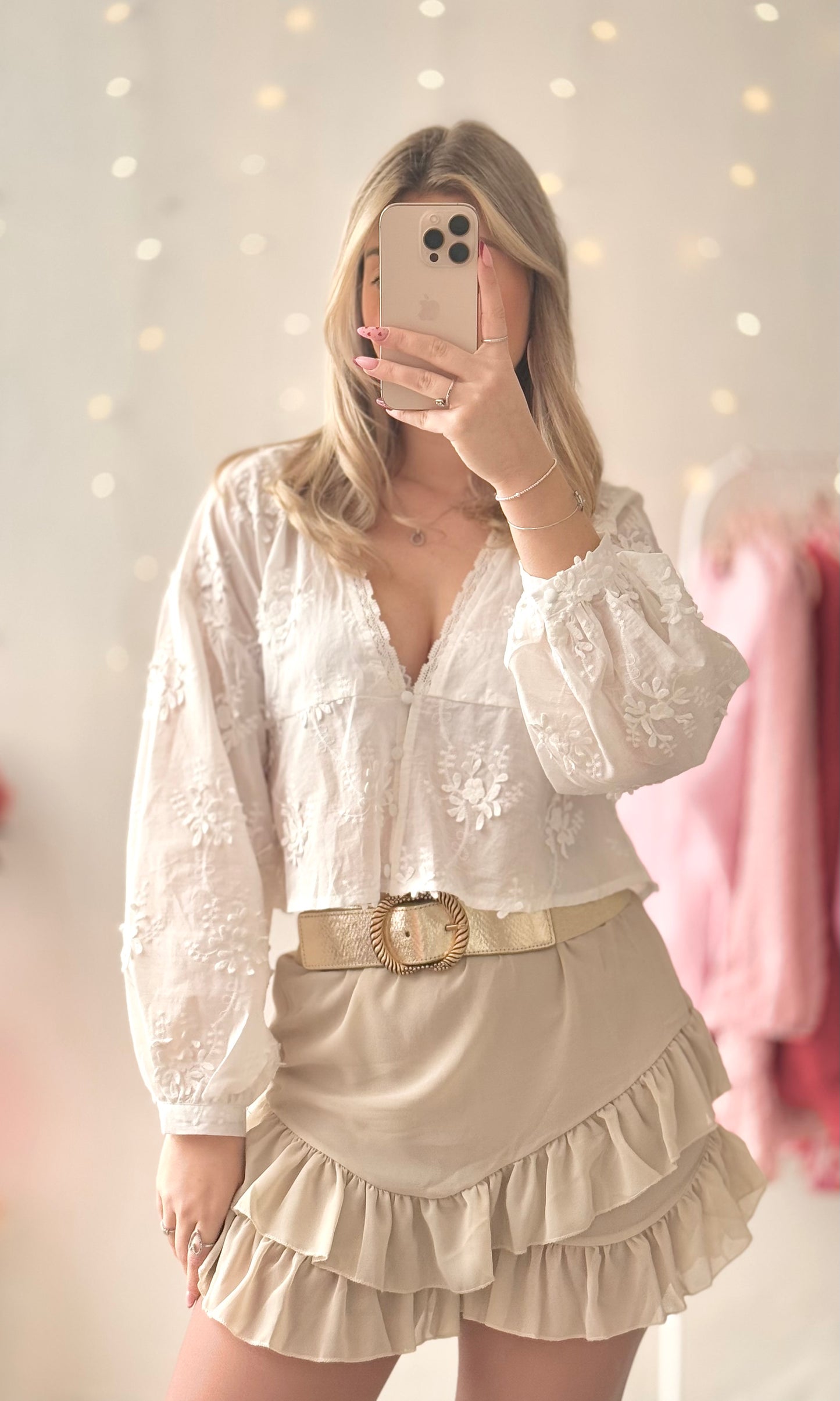 Blouse blanche LYLA