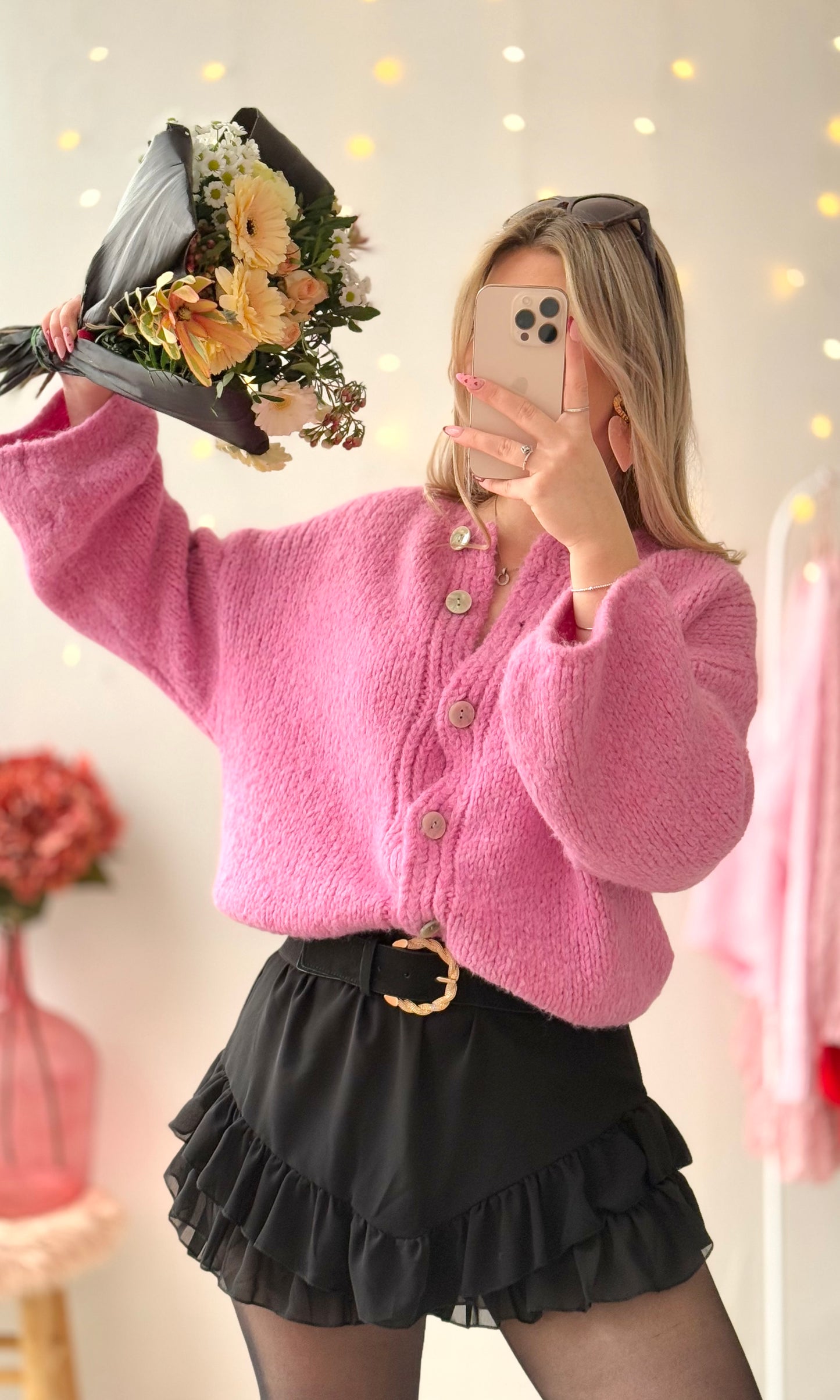 Gilet rose CLEM 🇮🇹