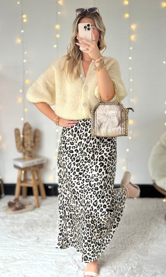 Jupe en satin léopard BARBIE 🇮🇹