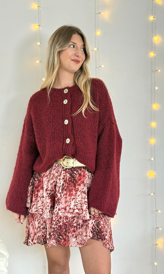 Gilet bordeaux CLEM 🇮🇹