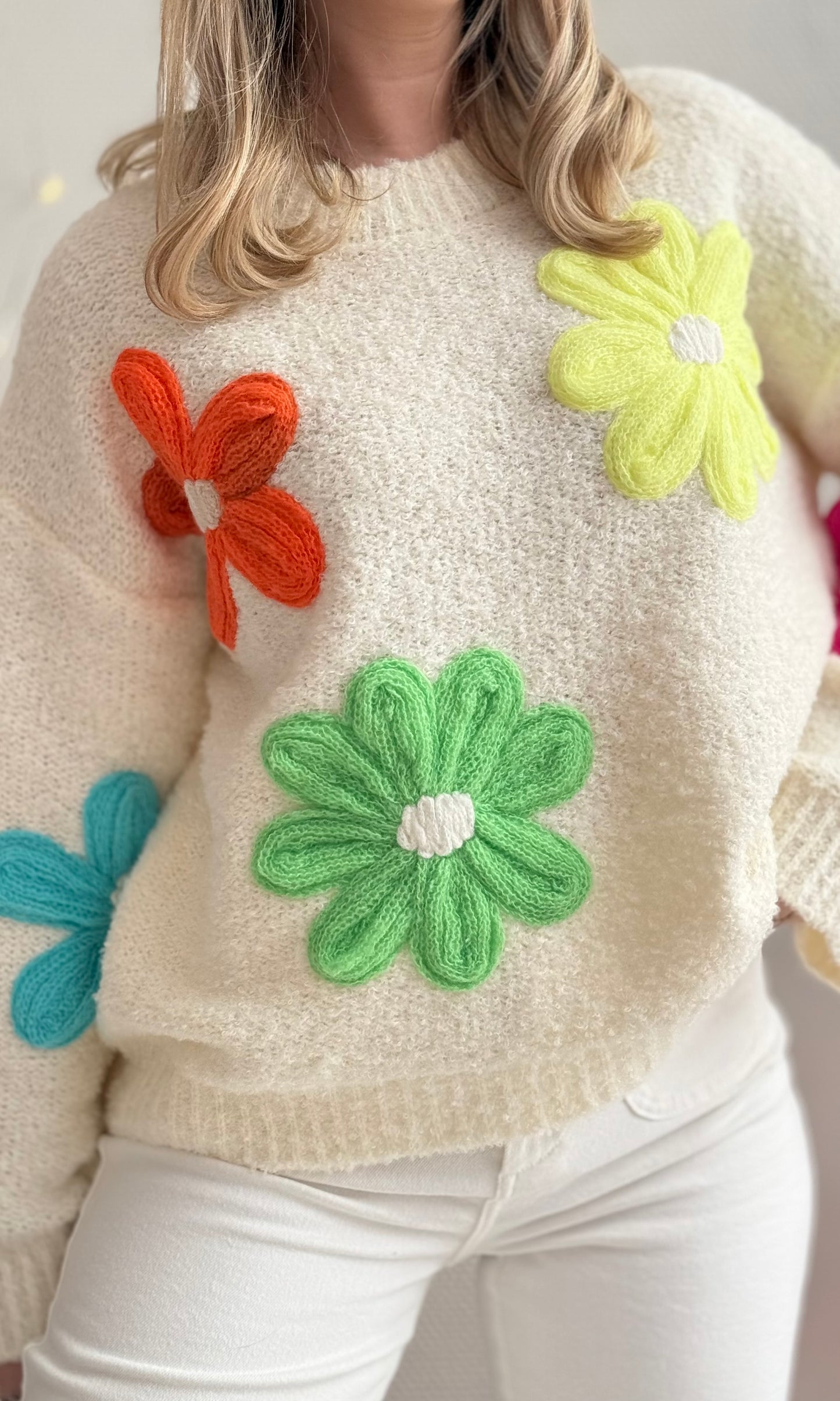 Pull coloré FLOWERS