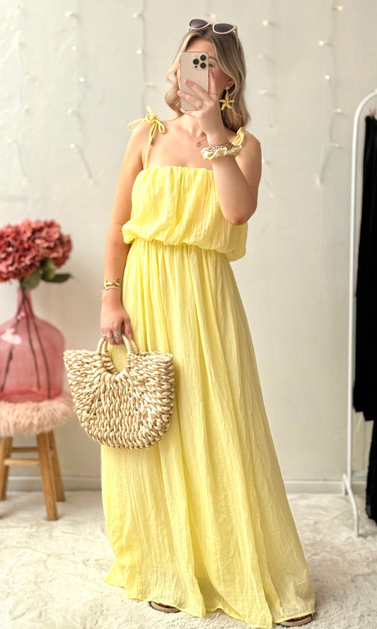 Robe jaune BALI
