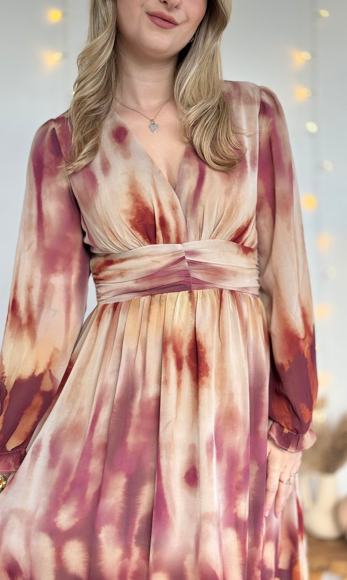 Robe longue dégradée AUTOMNE