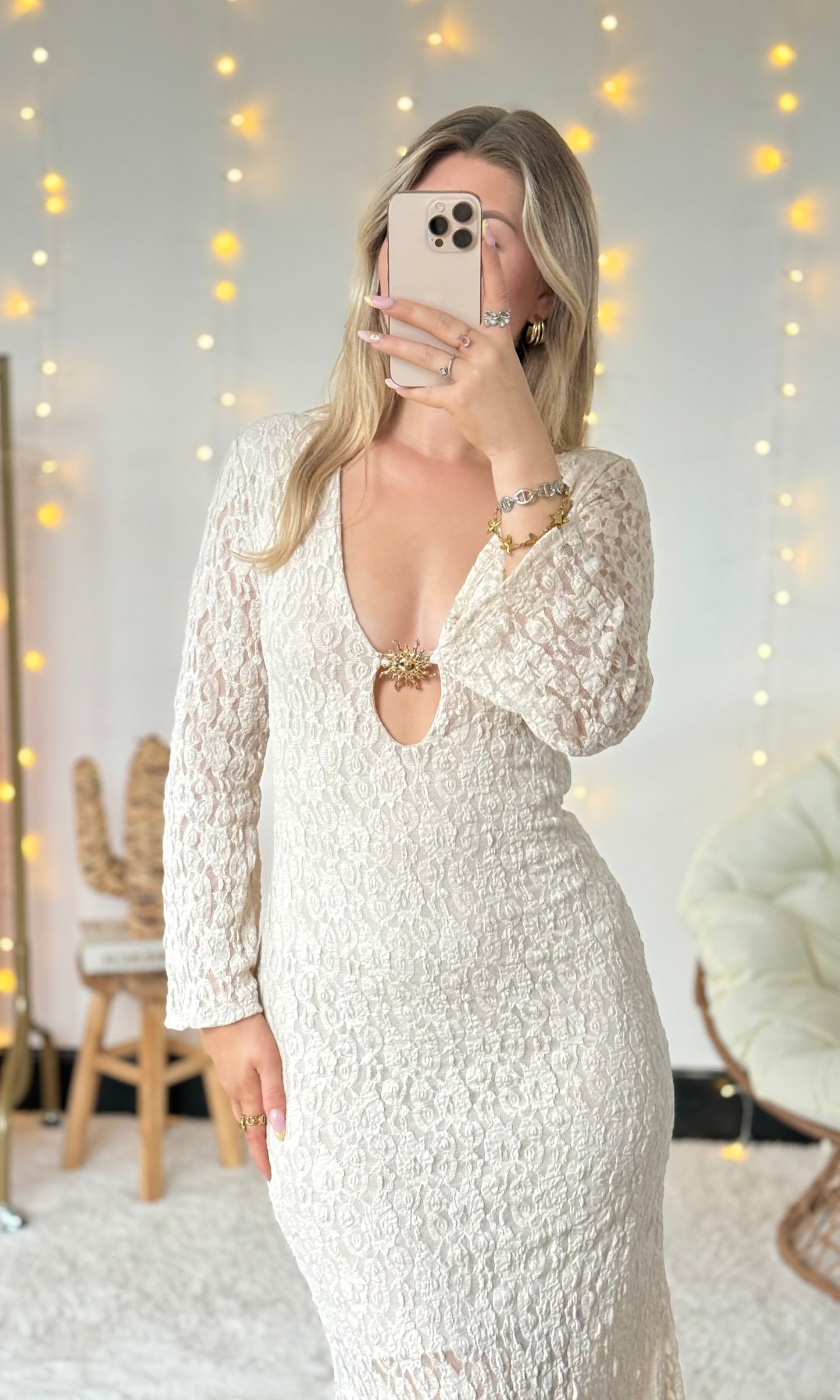 Robe longue ajourée ESRA 🇮🇹