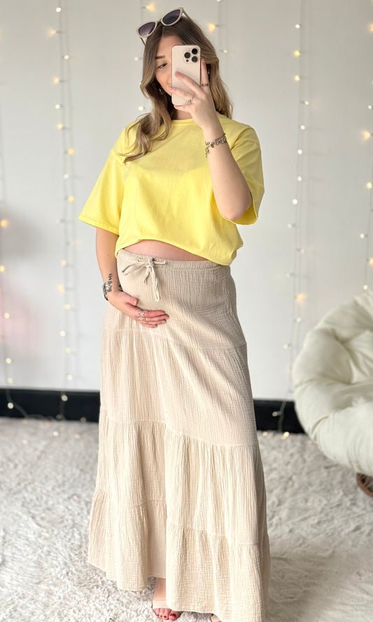 Jupe en gaze de coton AMBRE 🇮🇹