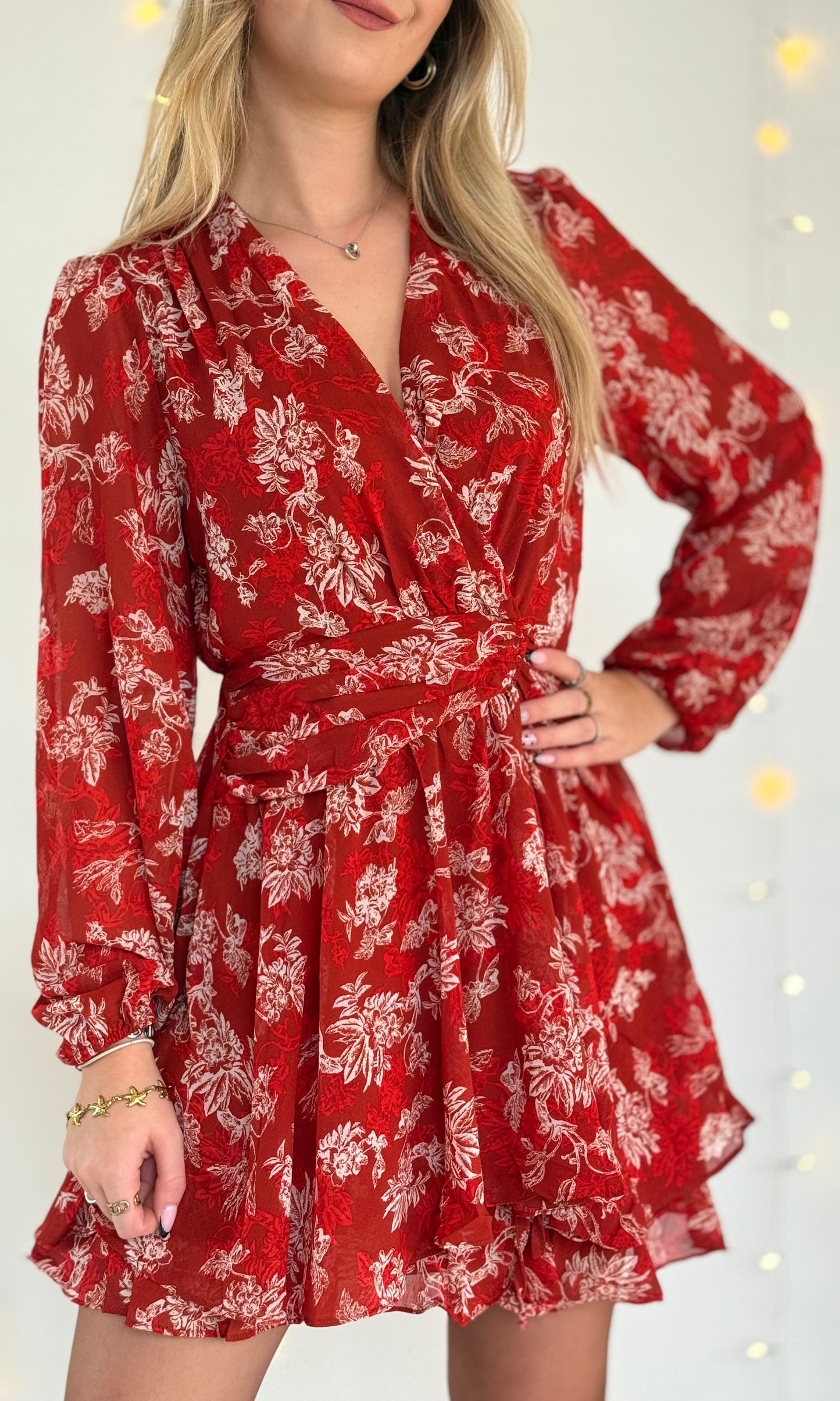 Robe orangée CHARLOTTE