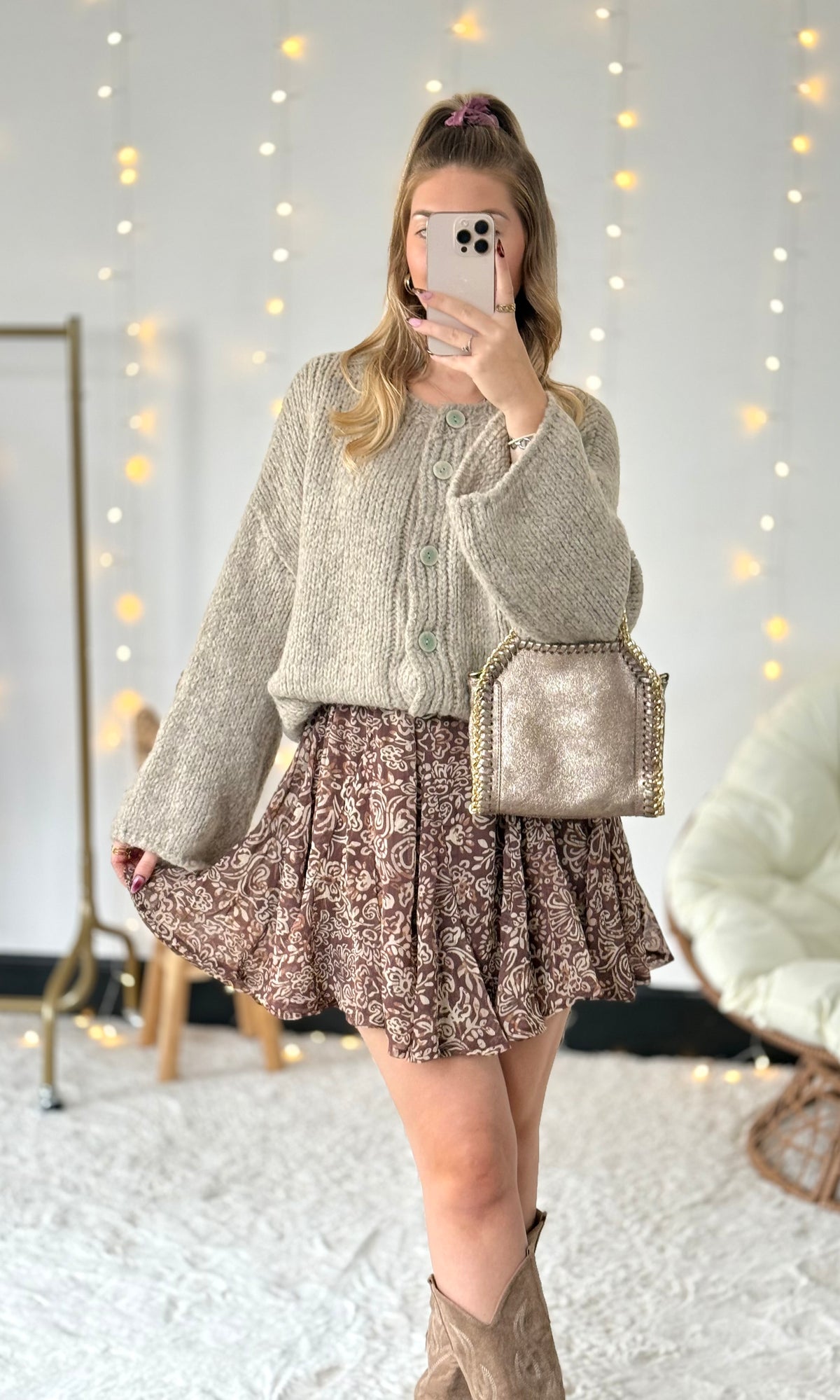 Robe marron JACKIE