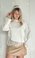 T-shirt en dentelle LALIE