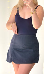 Jupe short à carreaux MARINETTE