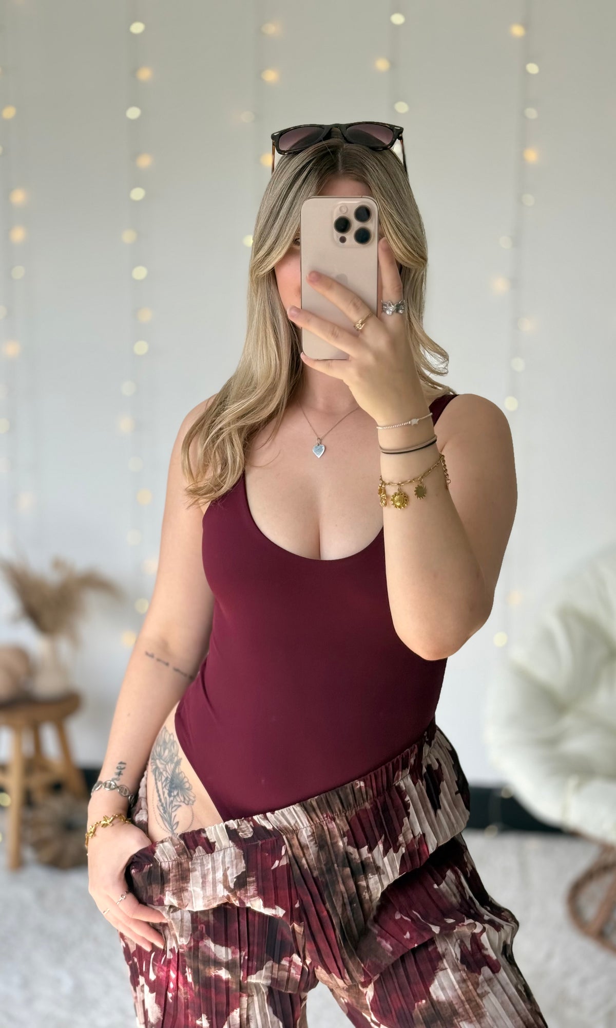 Body dos nu Bordeaux MIRA
