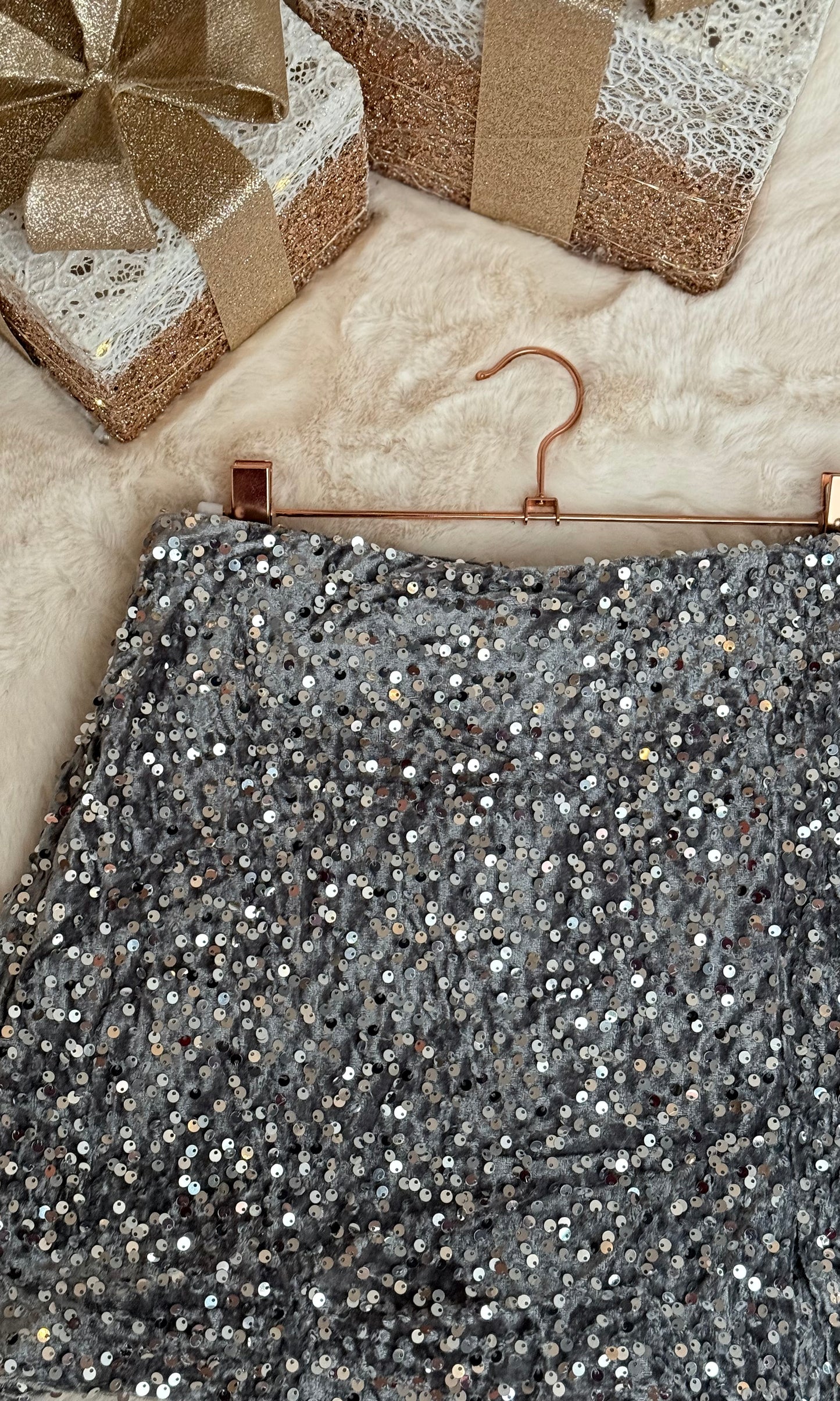 Jupe short HOLLY grise