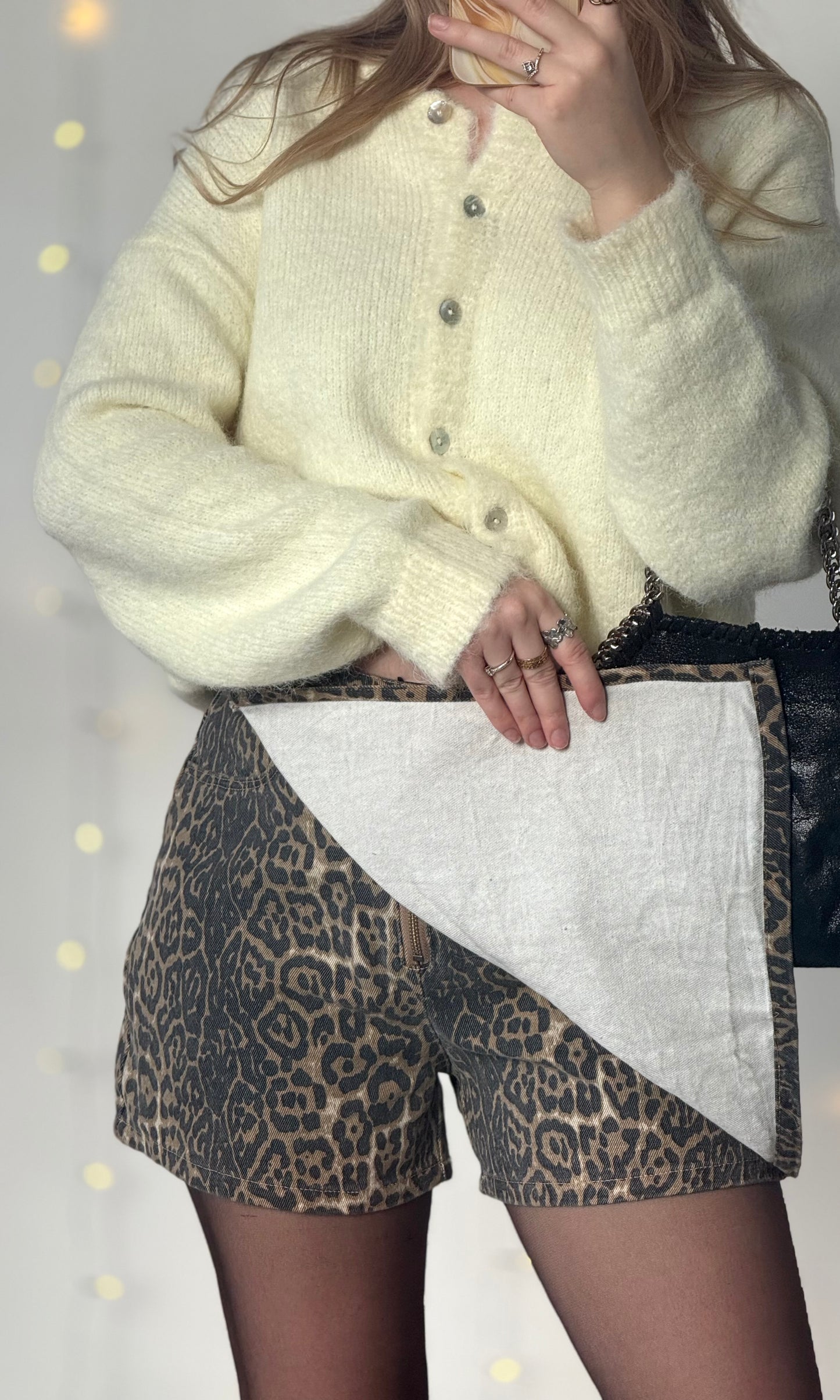 Jupe short léopard VICTORIA