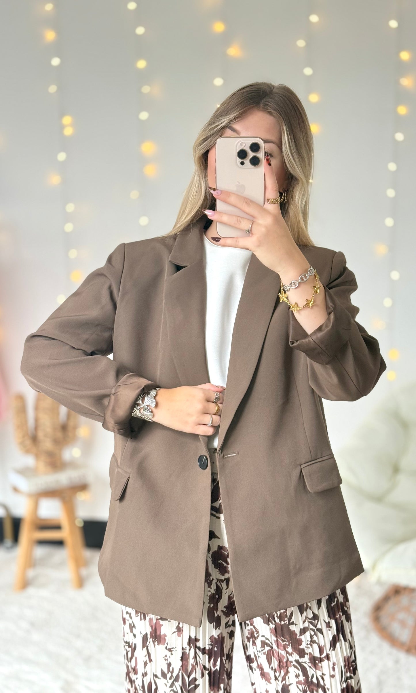 Blazer café SERENA - expédition vers le 17