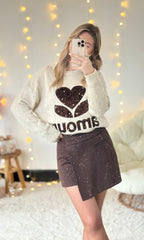 Jupe short à paillettes GLITTER