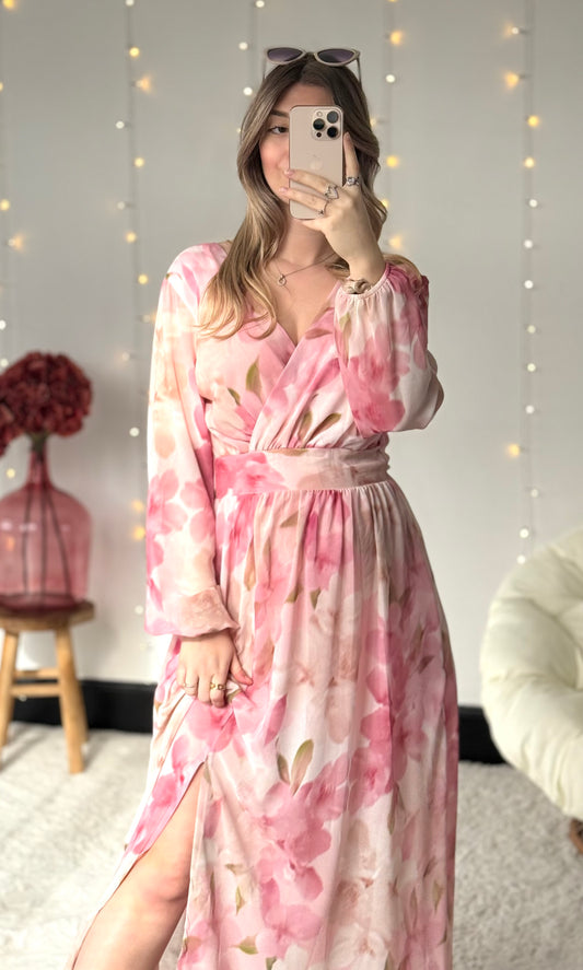 Robe longue fleurie CHARLINE 🇮🇹