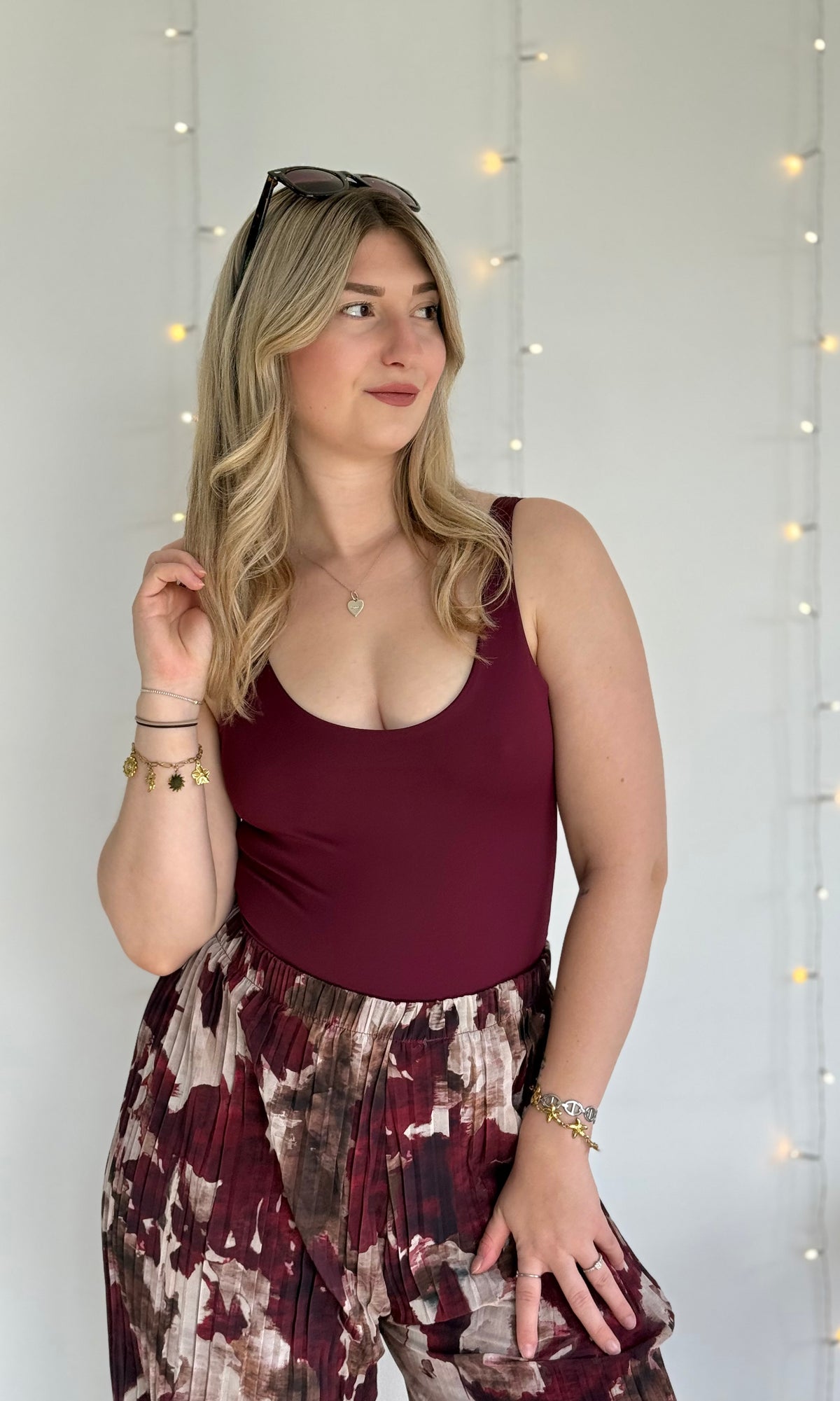 Body dos nu Bordeaux MIRA
