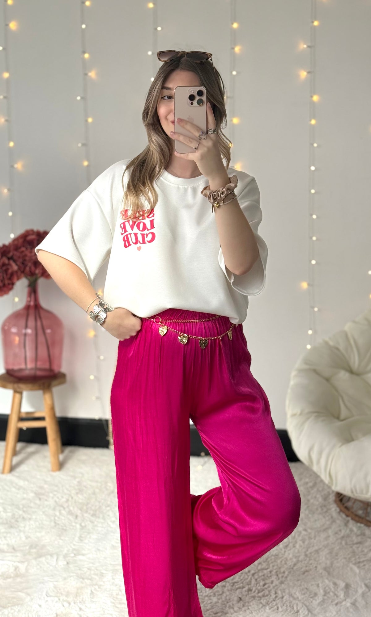 Pantalon satiné CONSTANCE 🇮🇹