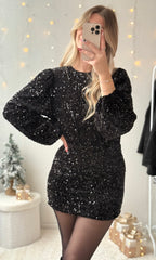 Robe sequins dos nu SNOWMAN