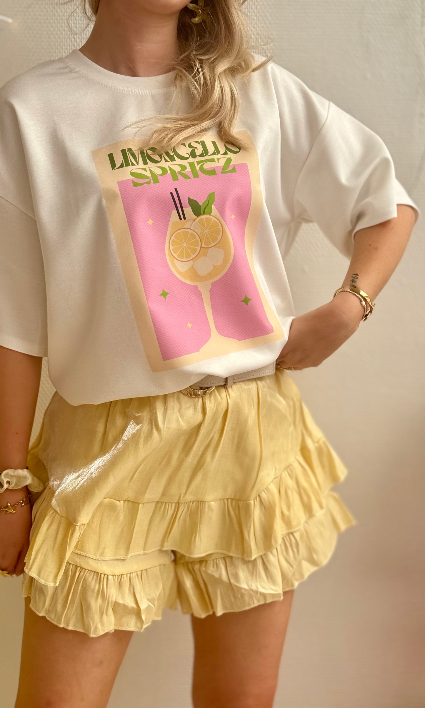 Jupe short jaune BUTTER