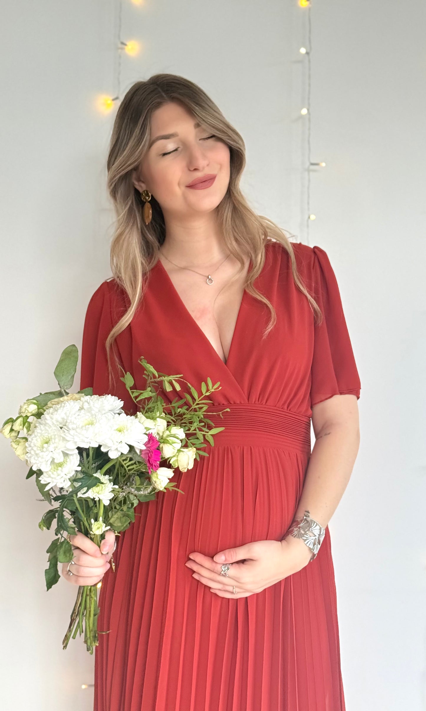 Robe longue LAIA terracotta 🇮🇹