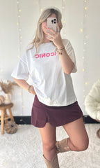 T-shirt à strass ICONIC