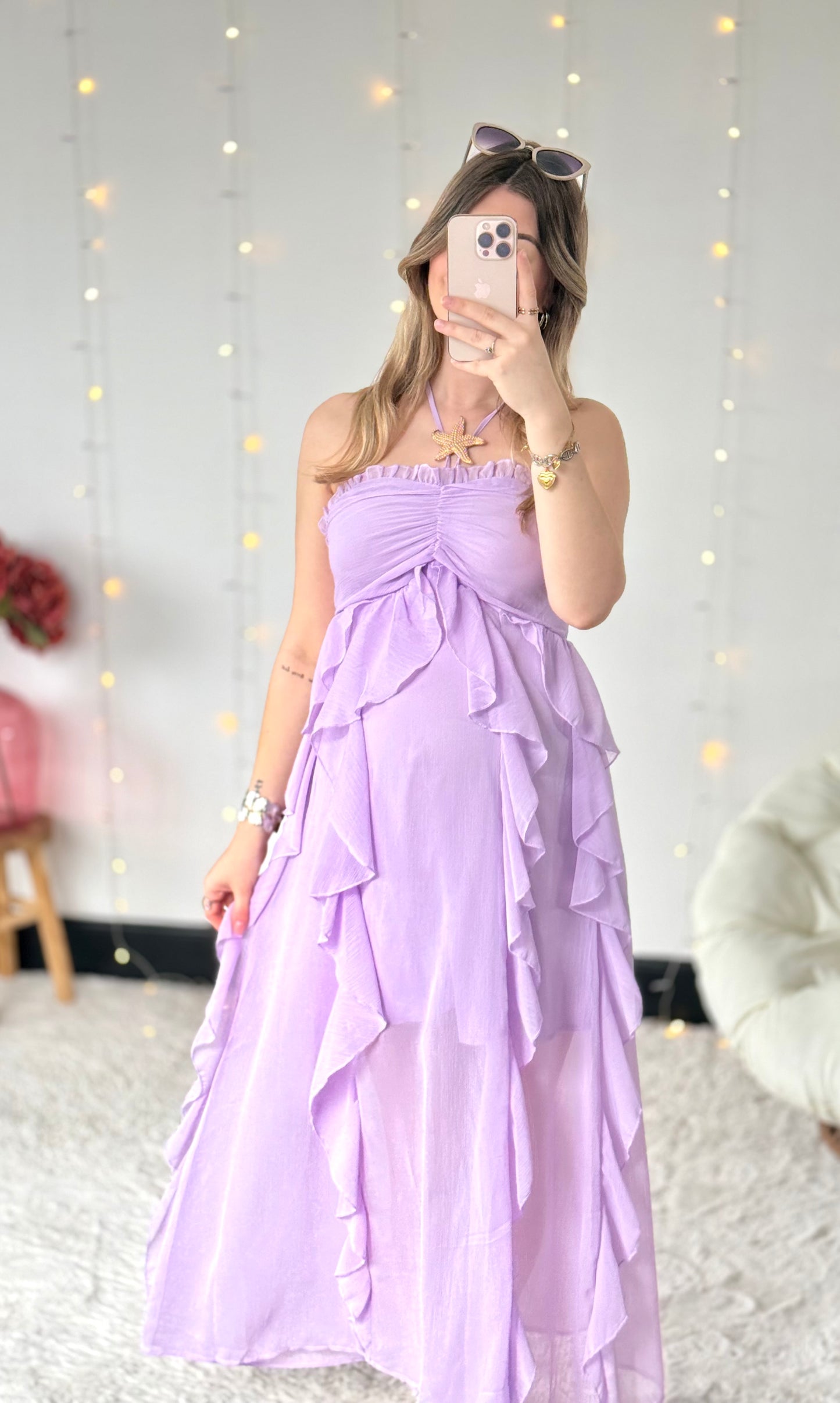 Robe froufrous ARIEL