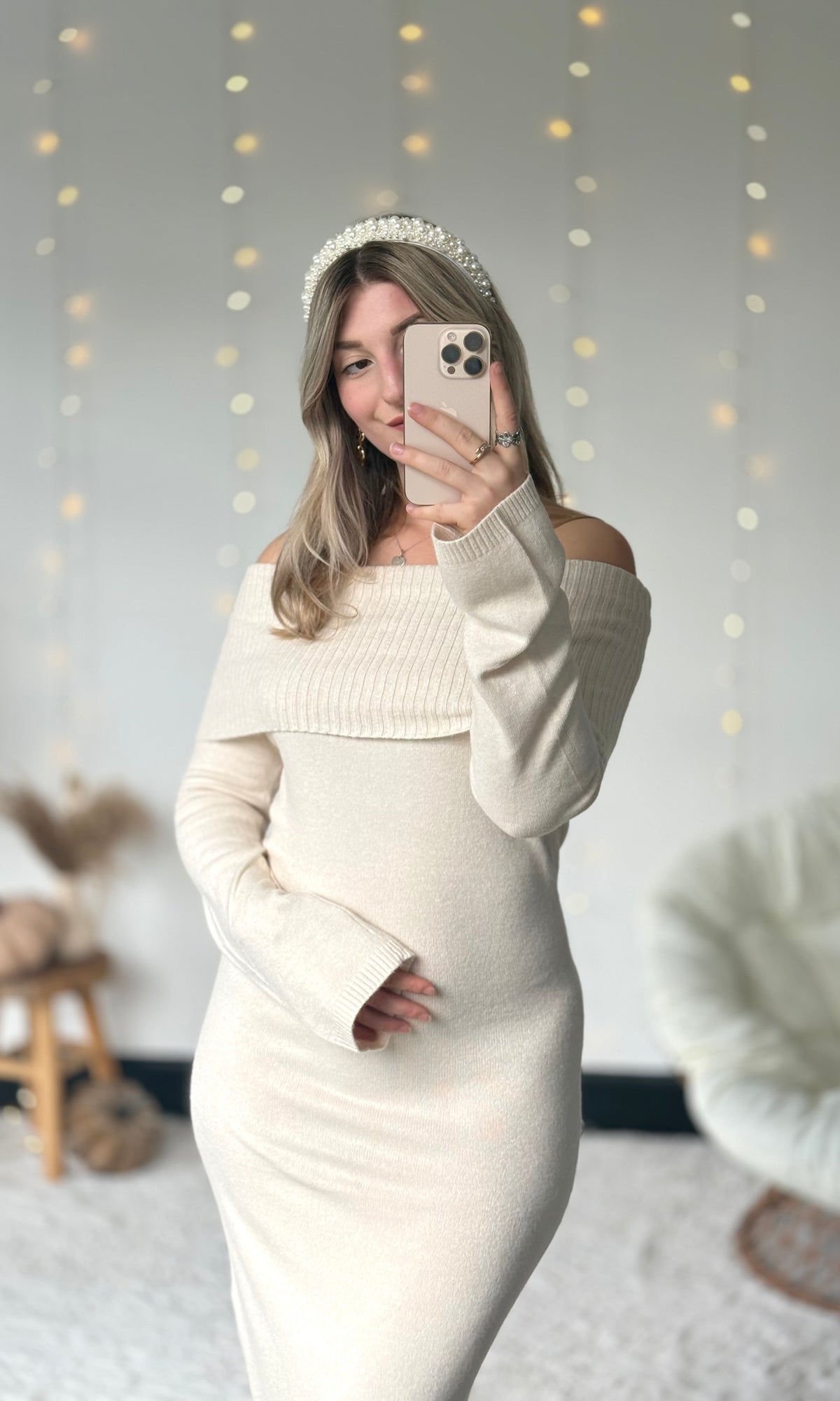 Robe pull écrue AVALONE 🇮🇹