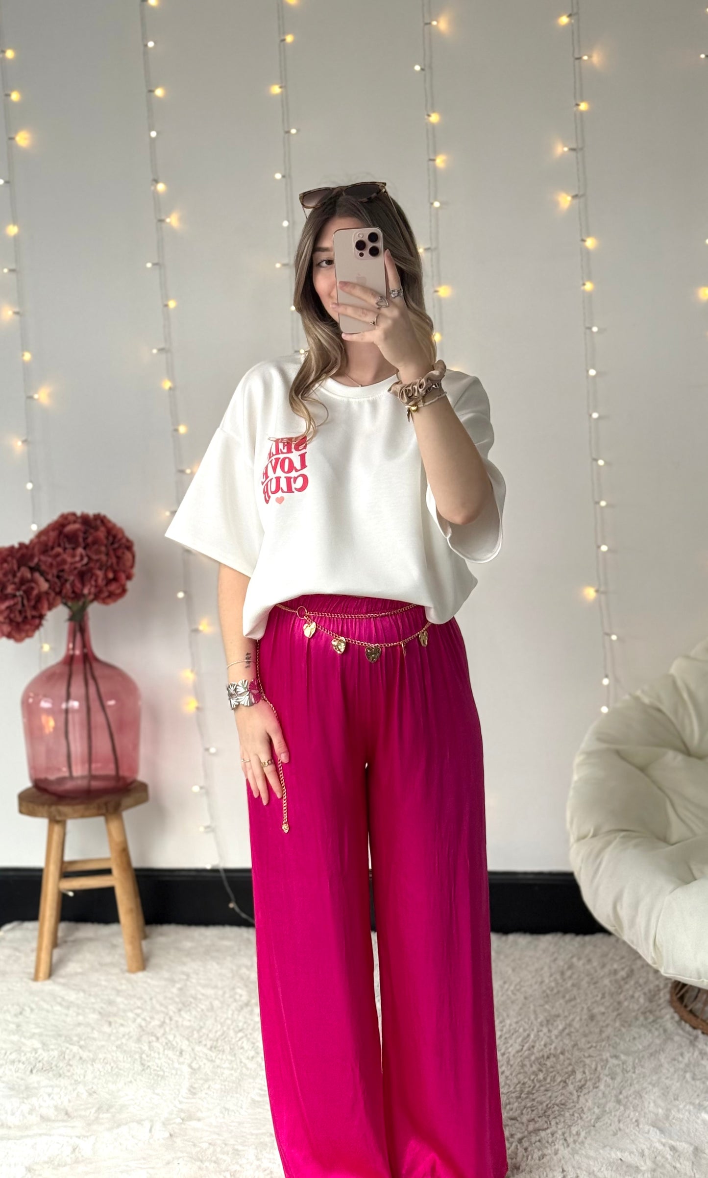 Pantalon satiné CONSTANCE 🇮🇹