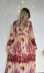 Robe longue dégradée AUTOMNE